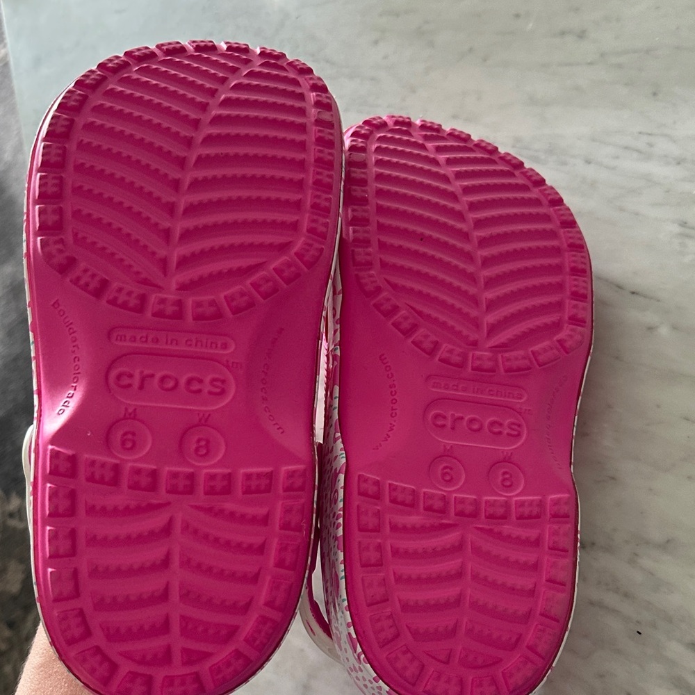 Barbie Pink Crocs with Fun Charms - Picture 5 of 5